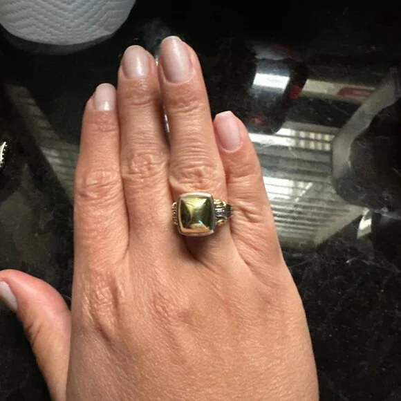 LAGOS Caviar Gold Dome Ring - Picture 13 of 13